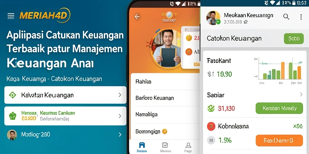 Tampilan antarmuka aplikasi MERIAH4D yang intuitif untuk catatan keuangan.